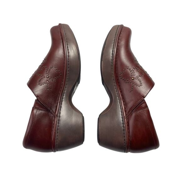 Ariat Leather Studded Clog Mules 9.5 B 21262 Strathmore Western Academia Casual - Picture 4 of 14